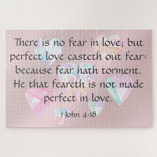 1 John 4:18 Legpuzzel (Horizontaal)