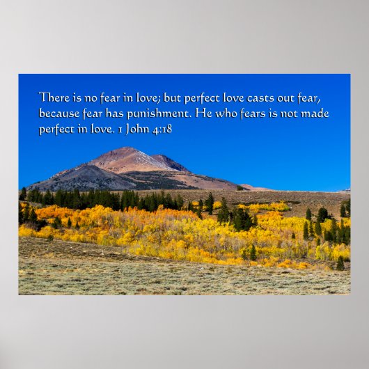 1 John 4:18 Poster (Voorkant)