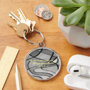 1 John 4:8 "—voor God is liefde." Bijbelwaarheden Sleutelhanger