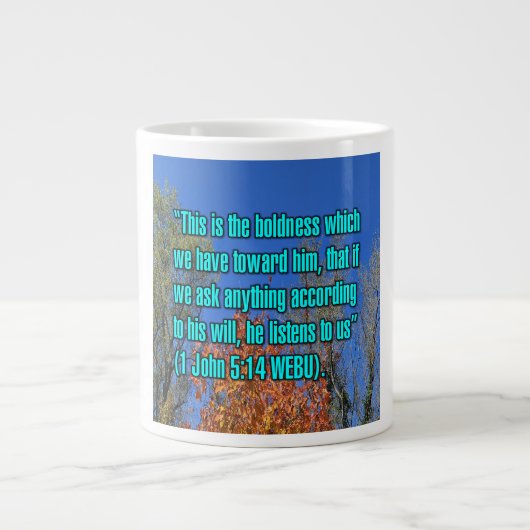 1 John 5:14 WEBU Mug (Devant)