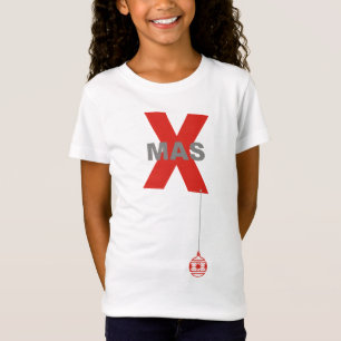 1 Kerstmis met Ornament met kerstbomen T-shirt