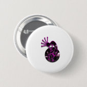 1 Kokopelli #2 Ronde Button 5,7 Cm (Voorkant /achterkant)