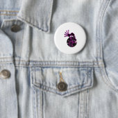 1 Kokopelli #2 Ronde Button 5,7 Cm (In situ)