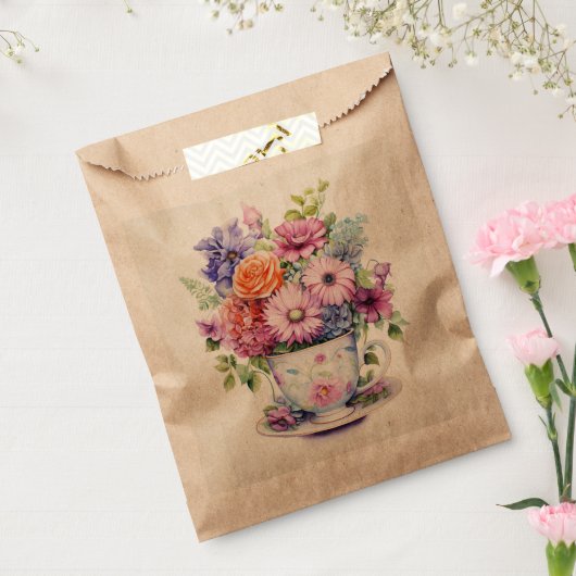 1 Kop bloemen Hershey's Miniaturen Bedankzakje (Gezegeld)