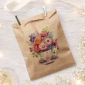 1 Kop bloemen Hershey's Miniaturen Bedankzakje (Geknipt)