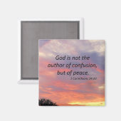 1 Korintiërs 14:33 Magneet (Voorkant / Achterkant)