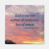 1 Korintiërs 14:33 Magneet (Voorkant)