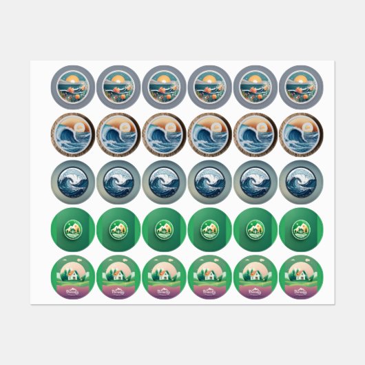 1. "Kring van innovatie: het verkennen van creatie Labels (Vel)