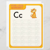 1 Learn To Spell Letter C Teacher Home Schooling (Voorkant / Achterkant)