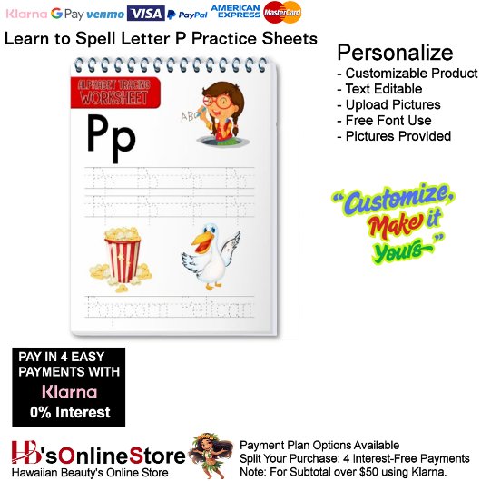 1 Learn To Spell Letter P Teacher Home Schooling