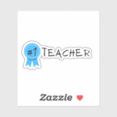 #1 Leraar Sticker (Vel)