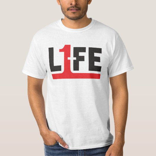 1 LIFE T-SHIRT (Voorkant)
