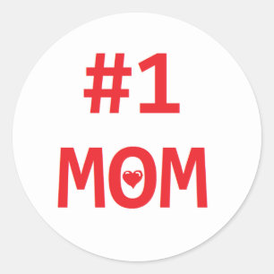 #1 Mam Ronde Sticker