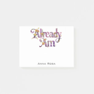 *~* 1 Manifest AP85 Bloemen Dankbaarheid AL AM Post-it® Notes