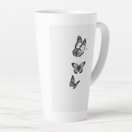 1. ** Materiaal: ** Gemaakt van hoogwaardig kerami Latte Mok (Rechterhoek)