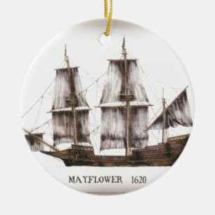 1 mayflower keramisch ornament