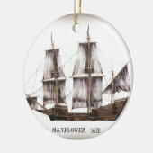 1 mayflower keramisch ornament (Links)