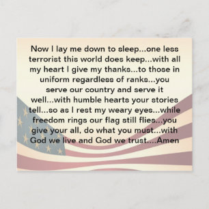 1 mei Briefkaart Prayer