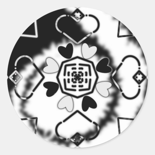 1 mei-sticker ronde sticker (Voorkant)