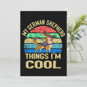 1 Mijn Duitse herder ding Ik ben cool Kaart (Staand voorkant)
