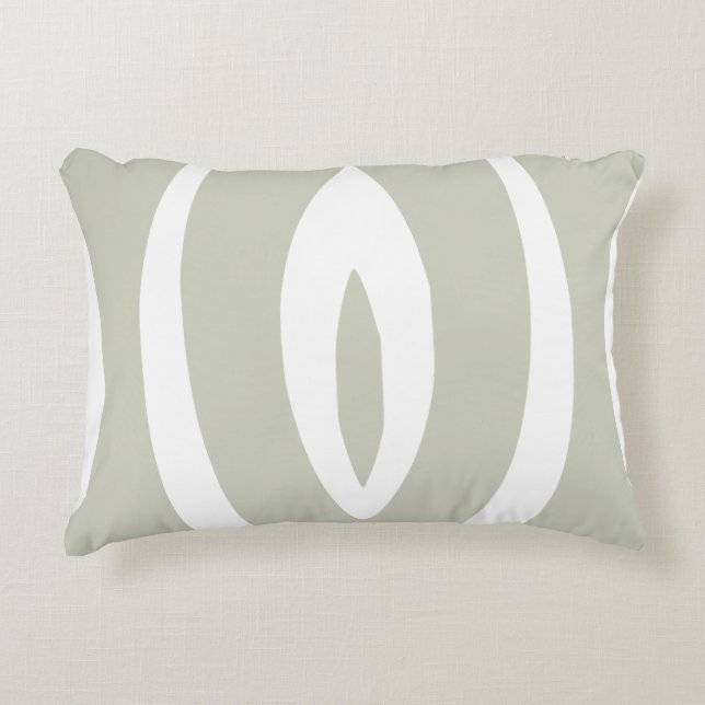 1 minimalistisch Natuur ritme Accent Kussen (Voorkant)