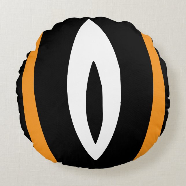 1 minimalistisch Natuur ritme Rond Kussen (Voorkant)