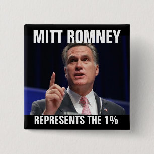 1% MITT VIERKANTE BUTTON 5,1 CM