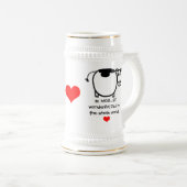 #1 Moo...st Prachtige Vader - Stein Bierpul (Voorkant rechts)