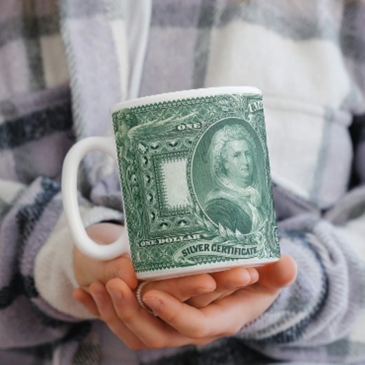 1 $ Mug de certificat en argent - 1896 Green Note
