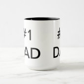 #1 MUG PERSONNALISÉ DE PAPA (Centre)