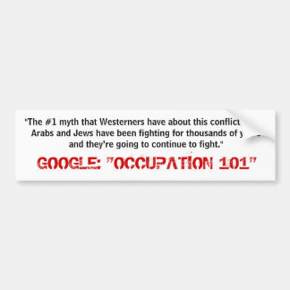 #1 Myth Bumpersticker