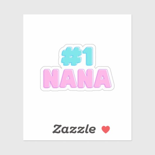 #1 Nana Sticker (Vel)
