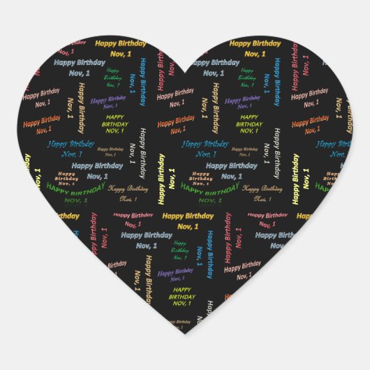 1 november, Sticker (Voorkant)