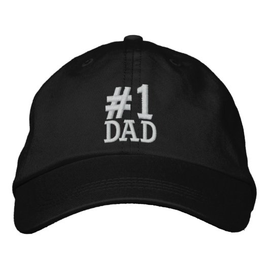 #1 Numéro un DAD Casquette brodé (Devant)