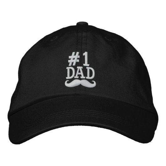 #1 Numéro un DAD Casquette brodé (Devant)