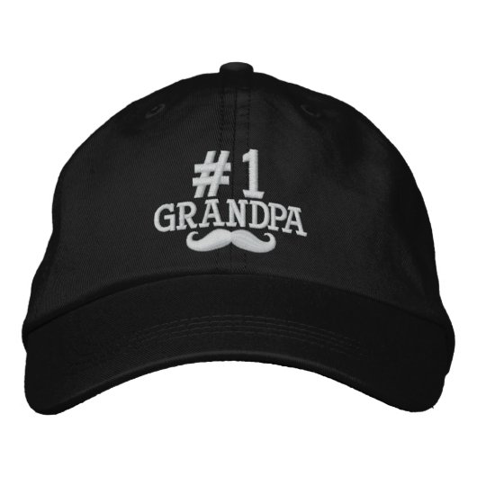 #1 Numéro Un grand-père Casquette brodé (Devant)