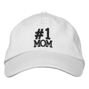 #1 nummer Één MAMMA Geborduurd Pet