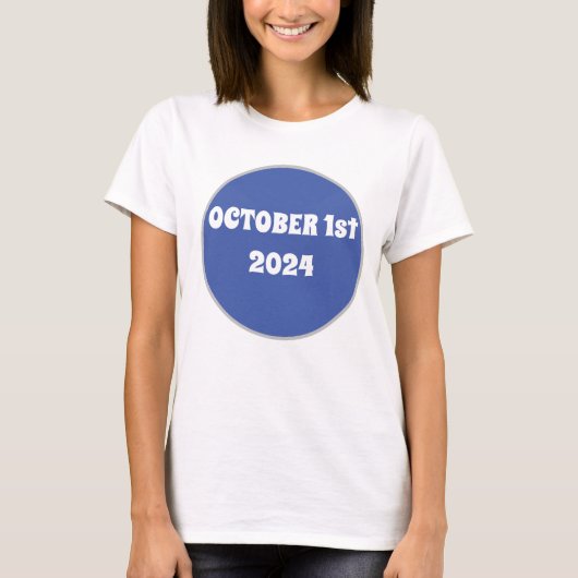 1 oktober 2024 t-shirt (Voorkant)