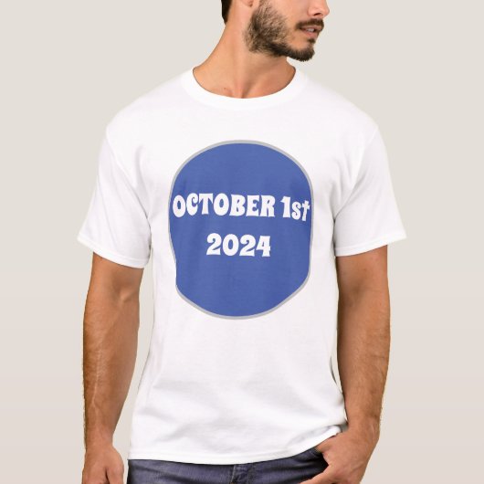 1 oktober 2024 t-shirt (Voorkant)