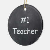 #1 Ontwerpcadeauidee voor leerscheerbord Keramisch Ornament (Links)