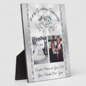 1 ou 2 plaques de mariage avec photo, TOUTE ANNÉE (Côté)