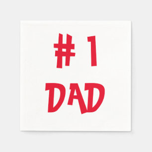 # 1 Pa - Funny Father Gift Servet