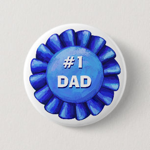 #1 Pap Blue Badge Ronde Button 5,7 Cm