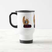 #1 Pap Ebony Teak Reisbeker (Links)