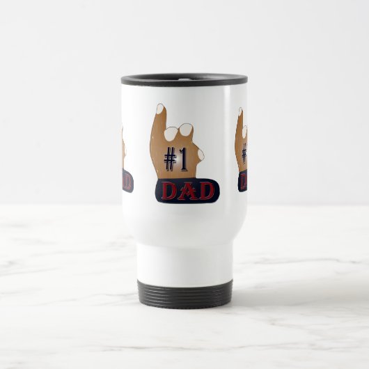 #1 Pap Ebony Teak Reisbeker (Center)