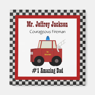 #1 Pap: Fireman Magnet Magneet