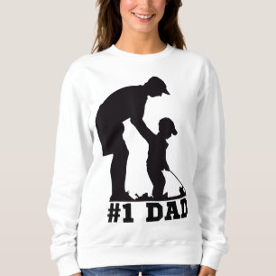 1 Pap Golfing Golf Vaders Dag Vader Zoon T-shirt