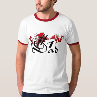 #1 Pap Guitar Red T-shirt