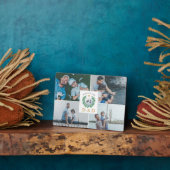 #1 Pap, Happy Fathers Day Golf Theme Foto Collage Fotoplaat (Zijkant)