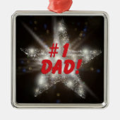 #1 Pap! Metalen Ornament (Voorkant)